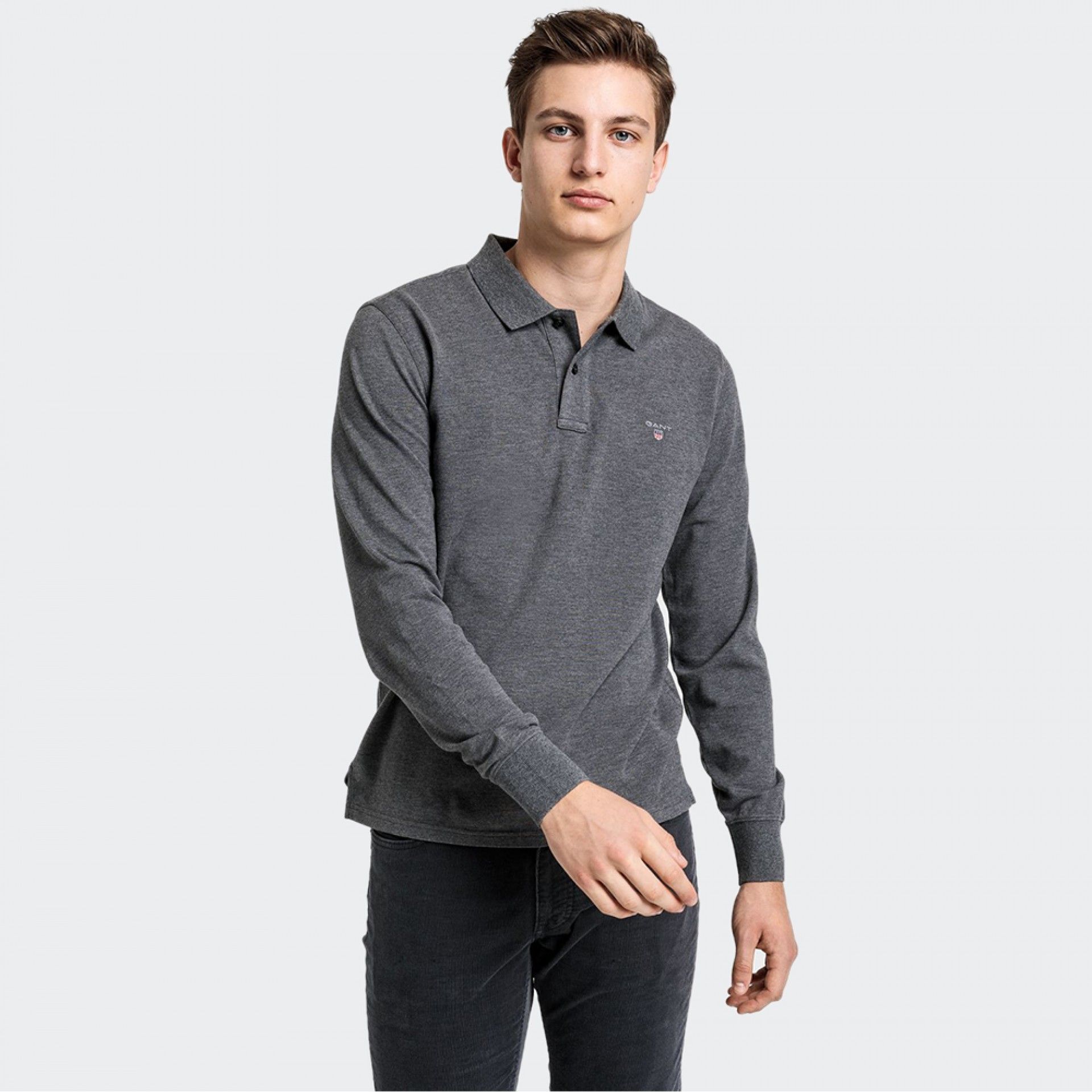 Polo de manga larga original de Gant