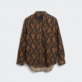 Camisa em bombazina Gant Paisley Print