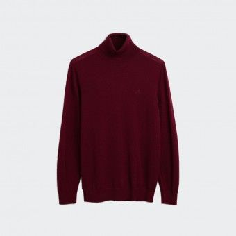 Camisola de gola alta em l merino extrafina Gant