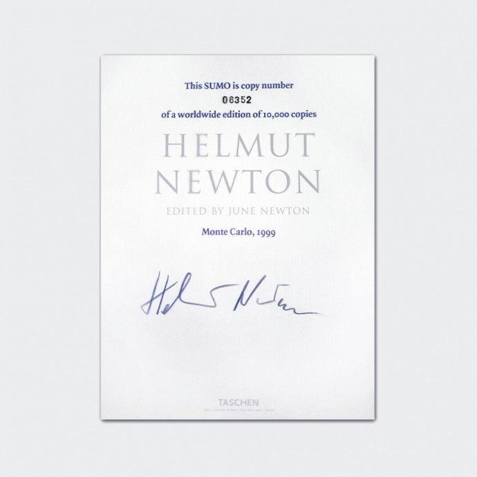 Libro SUMO de Helmut Newton