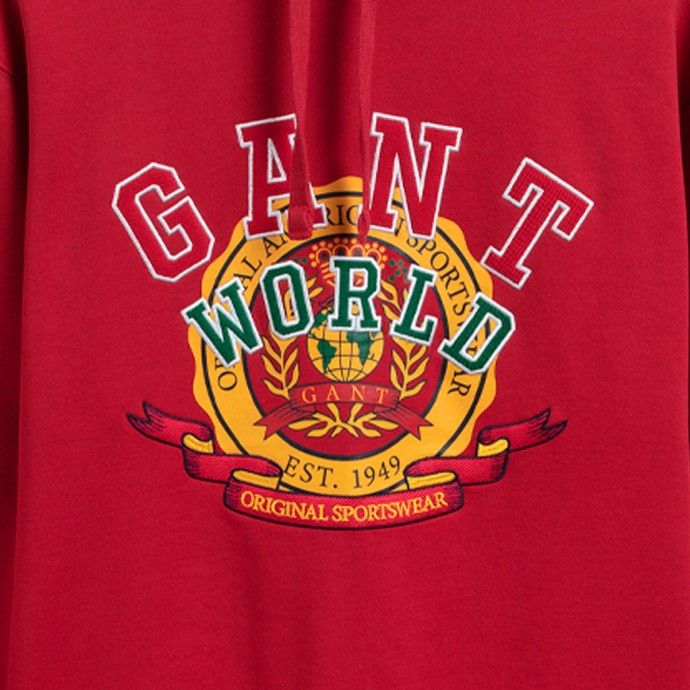 Hoodie Gant World Crest