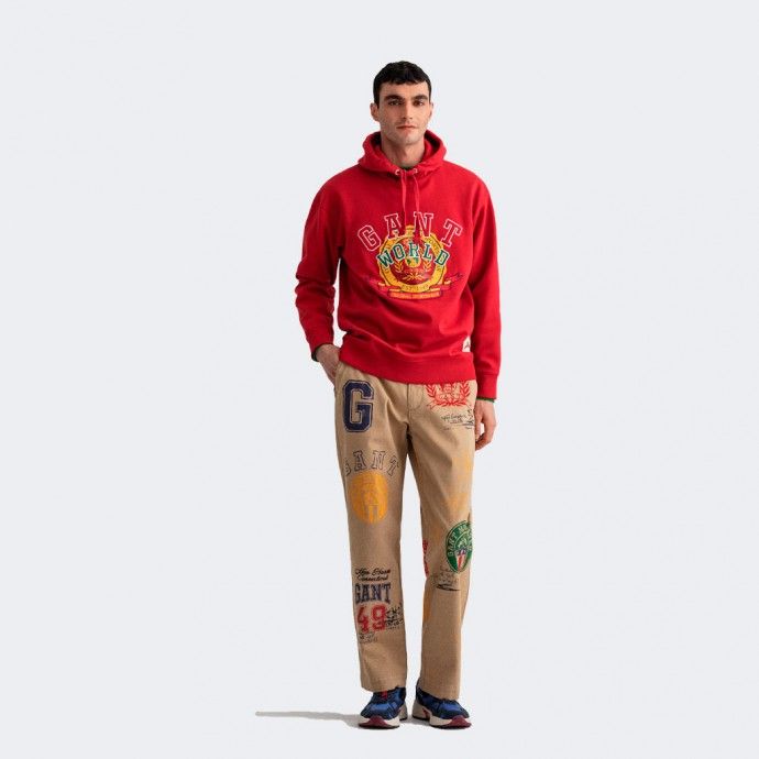 Hoodie Gant World Crest