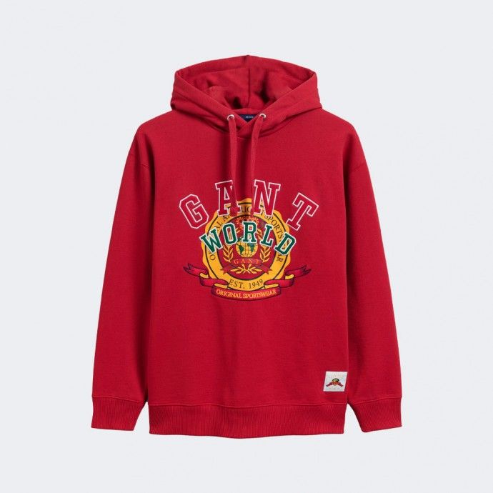 Hoodie Gant World Crest