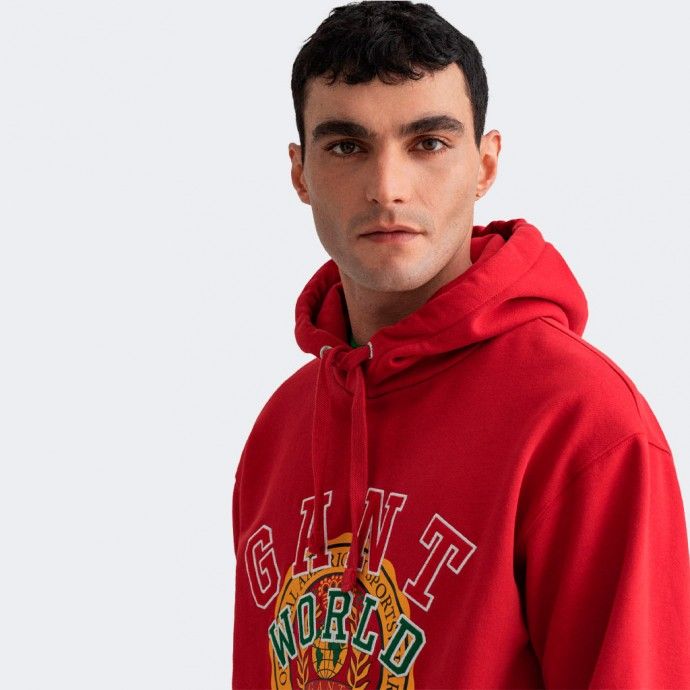 Hoodie Gant World Crest