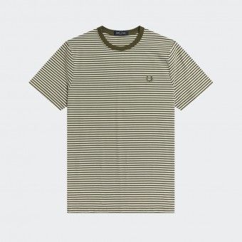 Fred Perry Two Color Stripe T-Shirt