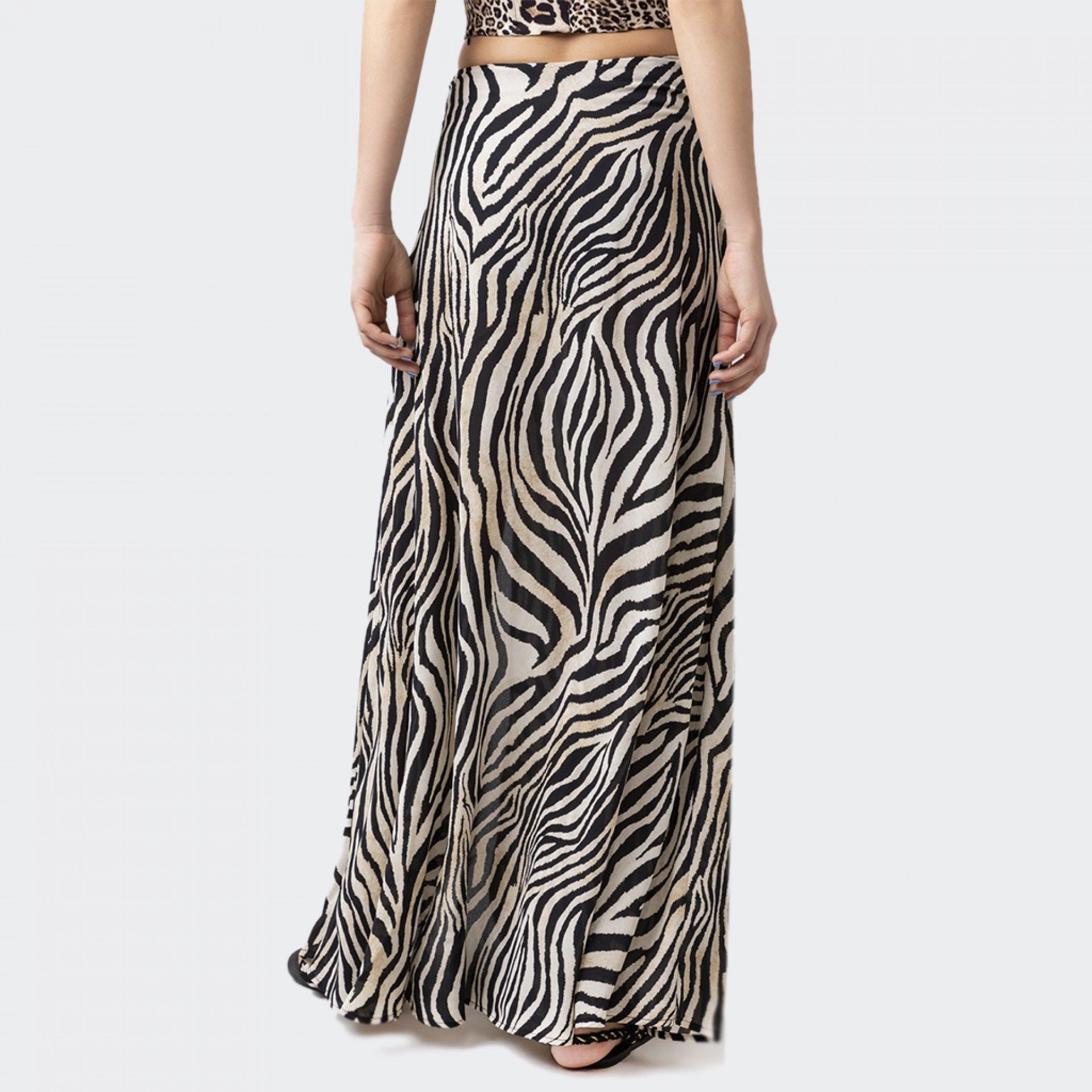 Jupe longue imprimé zèbre Gaëlle Paris