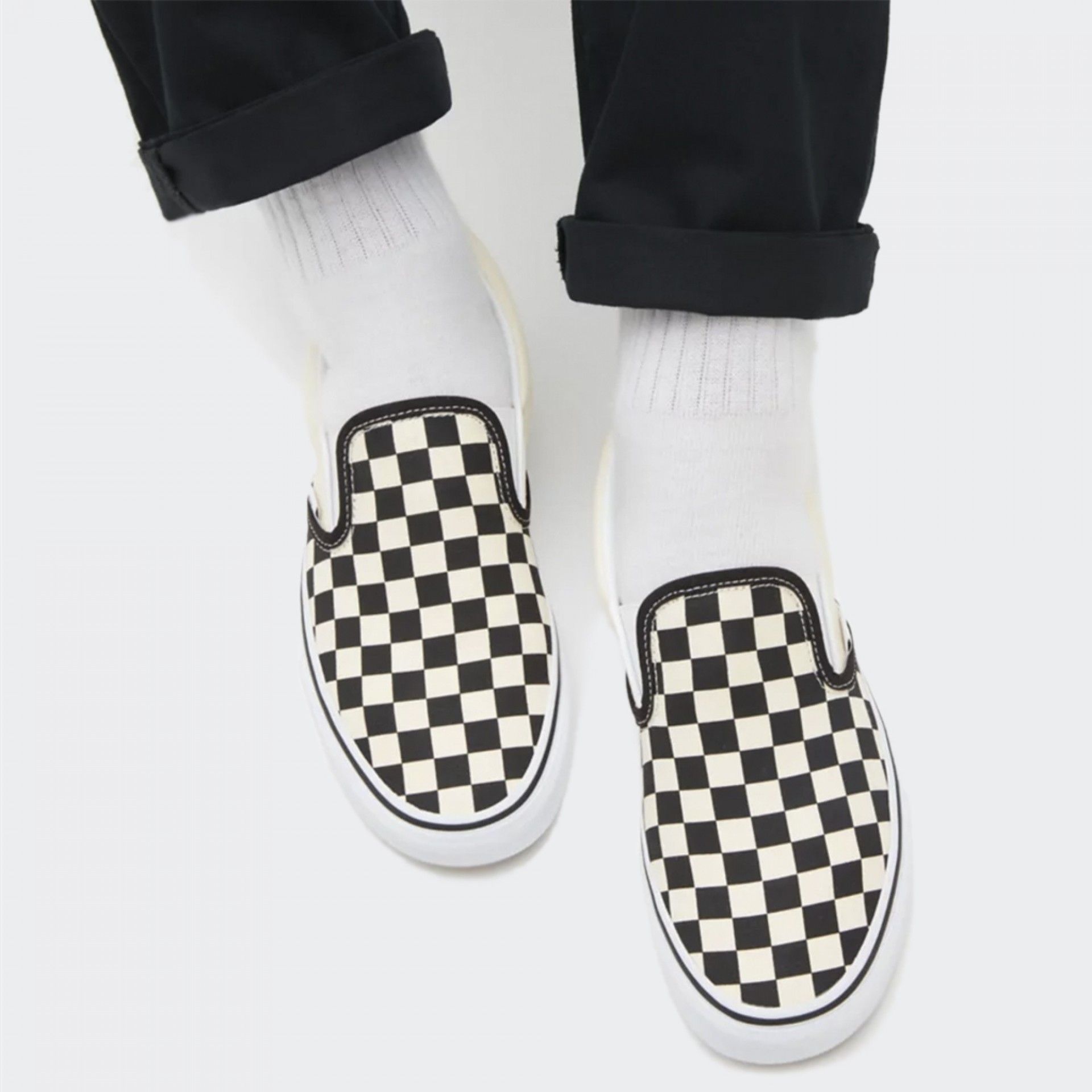 Baskets Vans Checkerboard Classic Slip-On