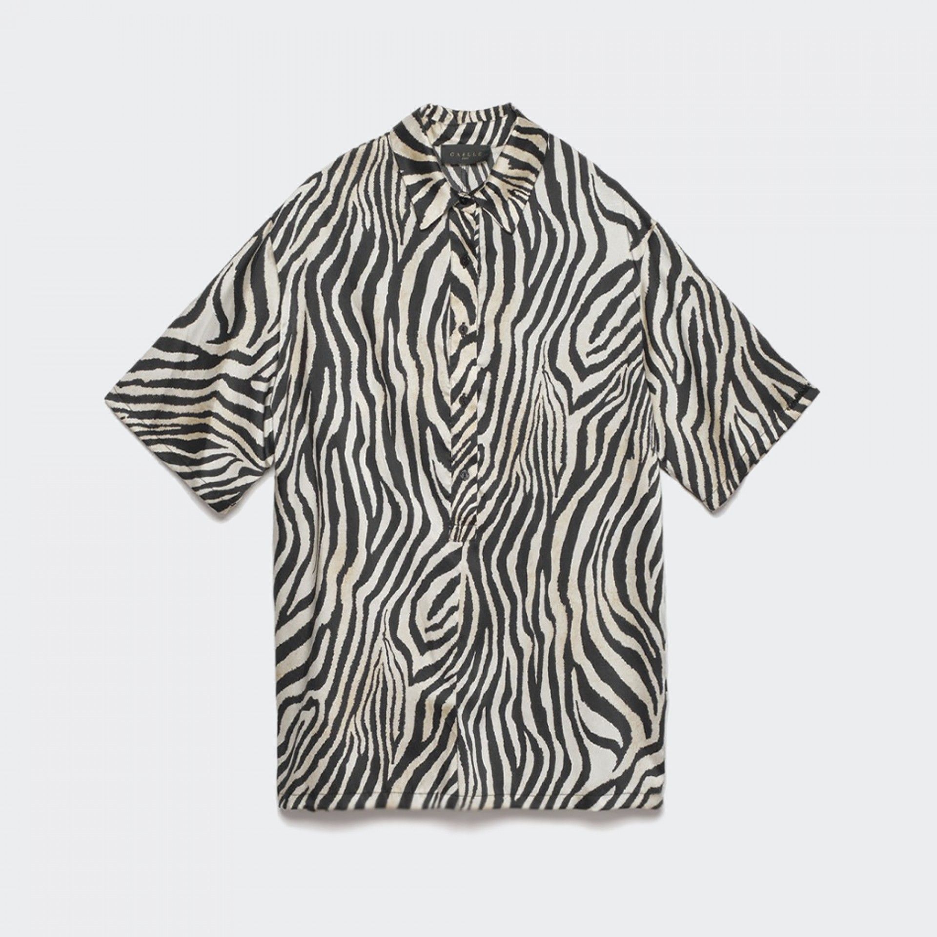 Combinaison courte à imprimé zèbre Gaëlle Paris