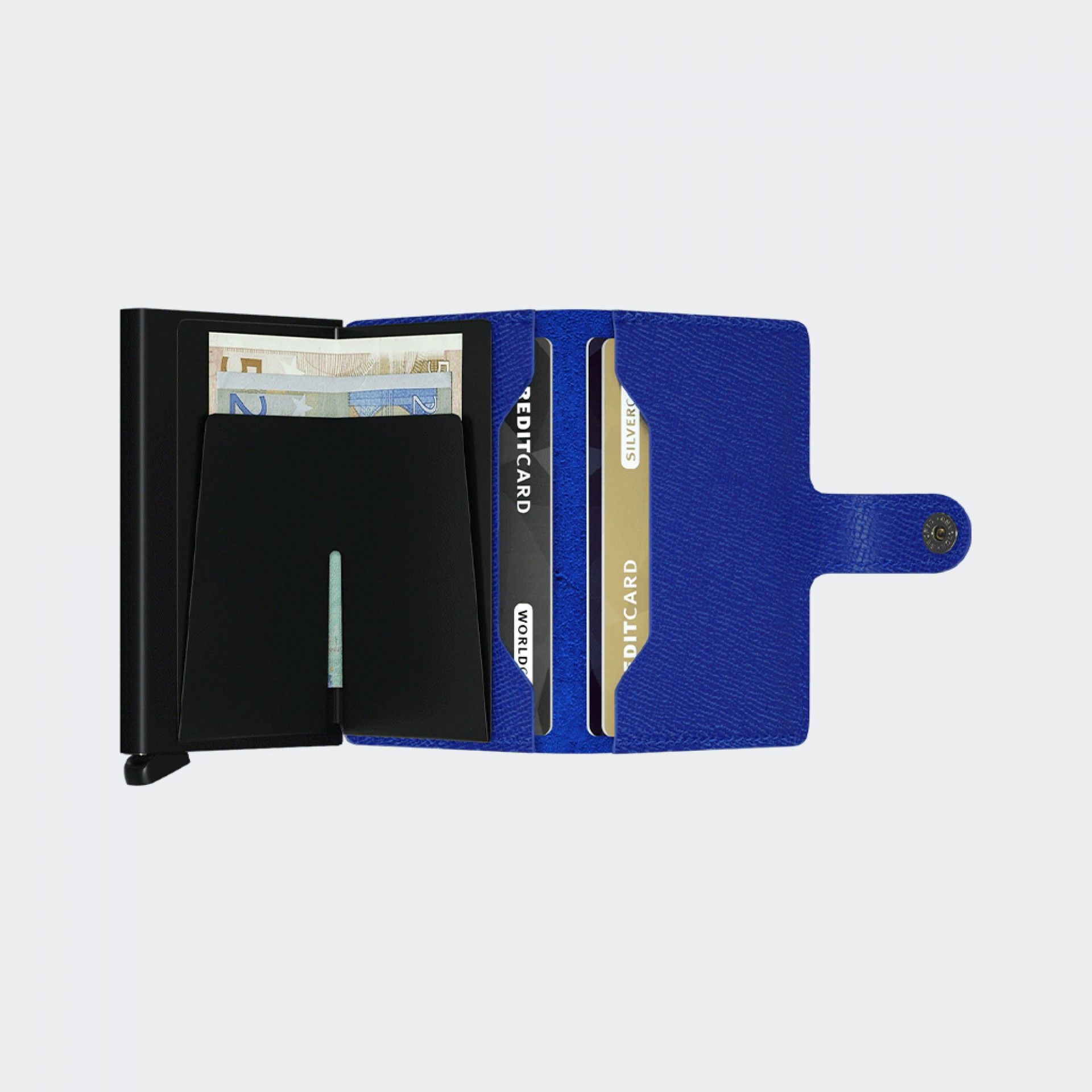 Portefeuille Secrid Miniwallet Style Crisple Cobalt