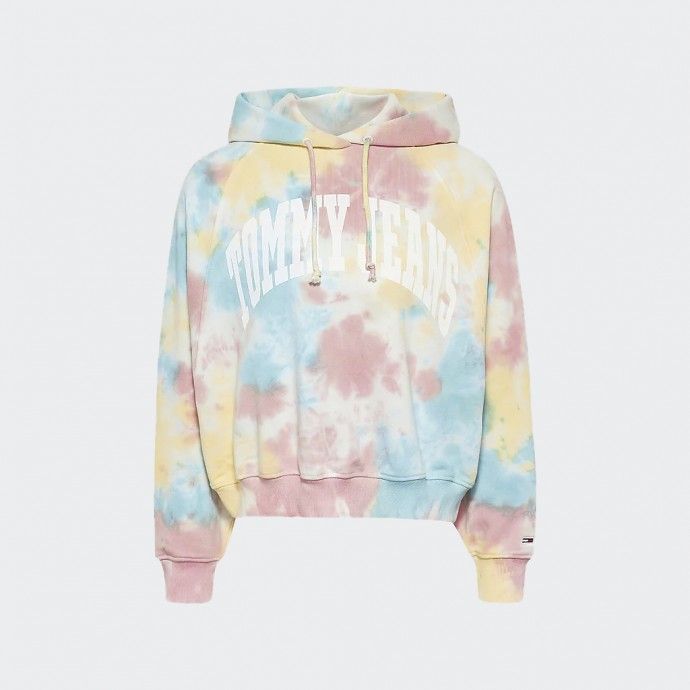 Hoodie Tommy Jeans Tie-Dy