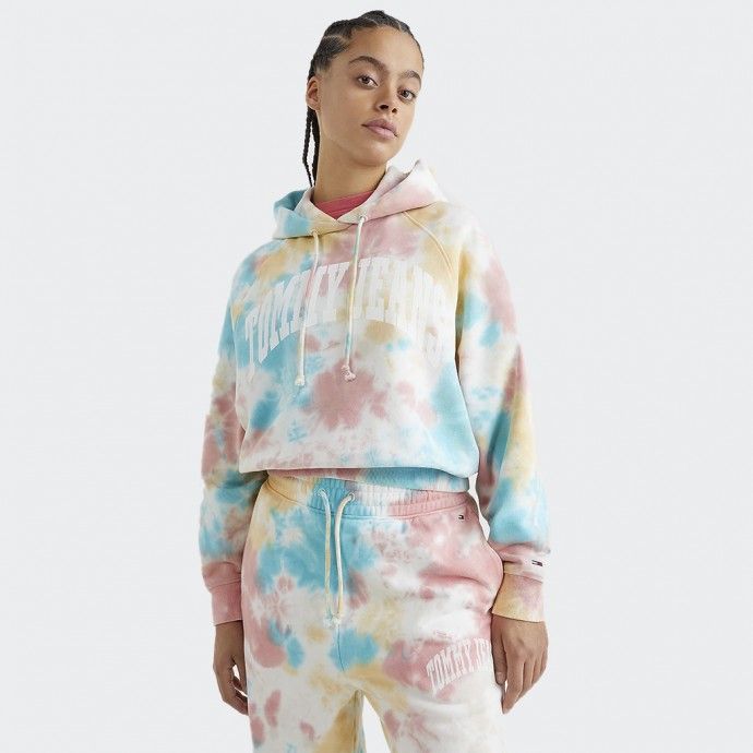 Hoodie Tommy Jeans Tie-Dy