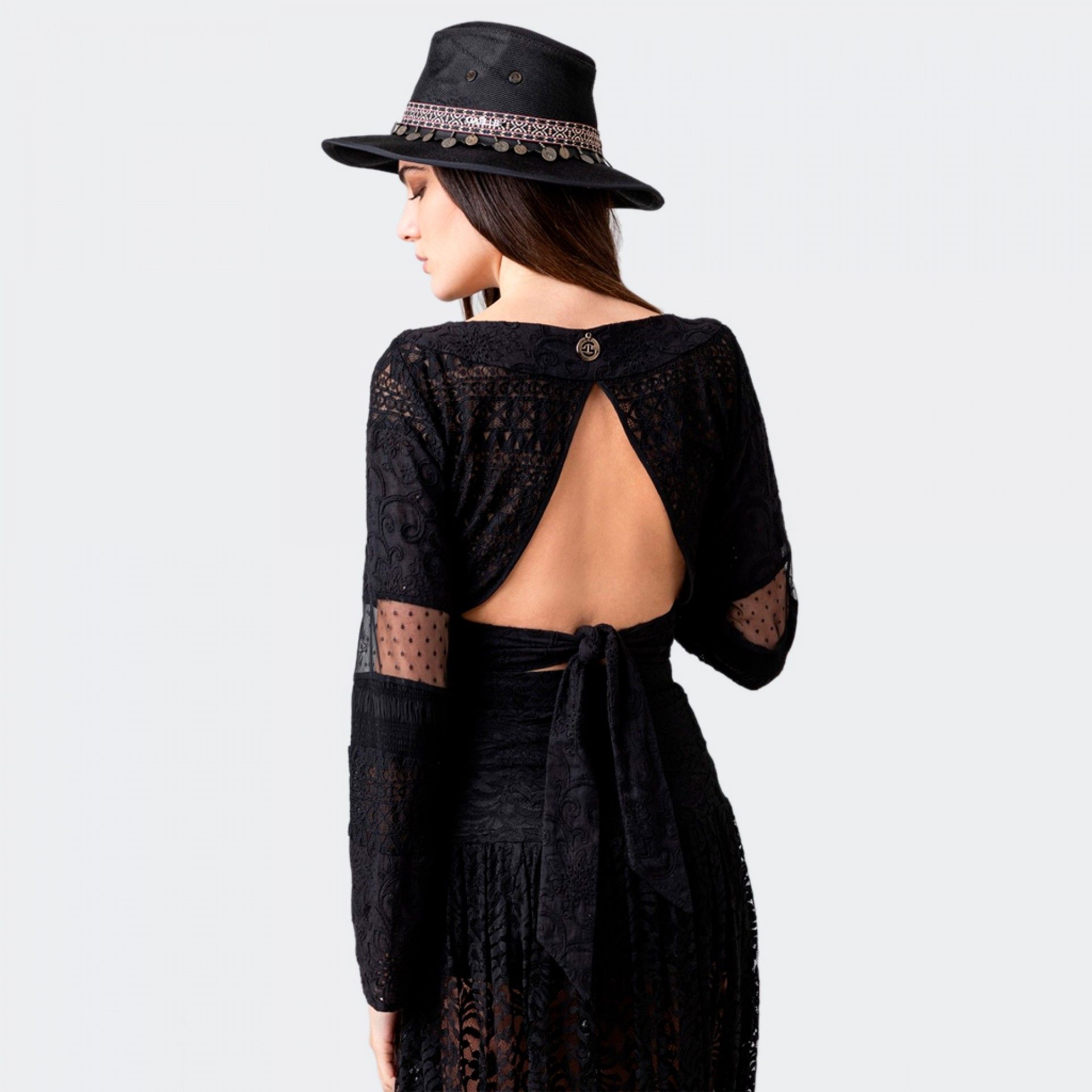 Top de tela de encaje Gaëlle Paris