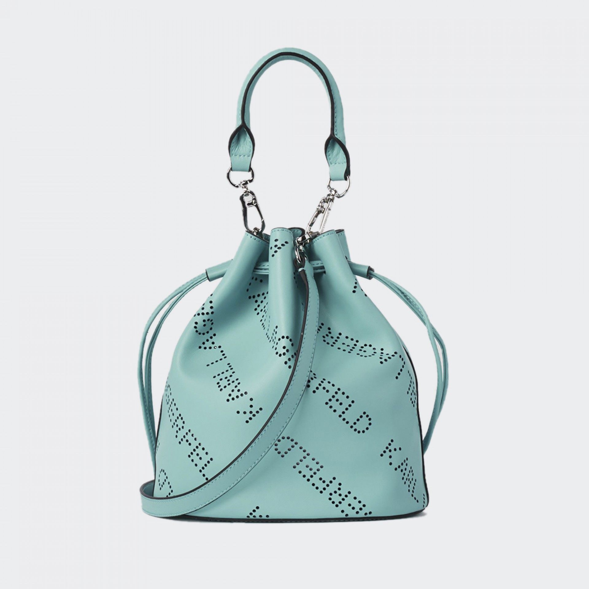 Karl Lagerfeld K/Punched Logo Bucket Bag