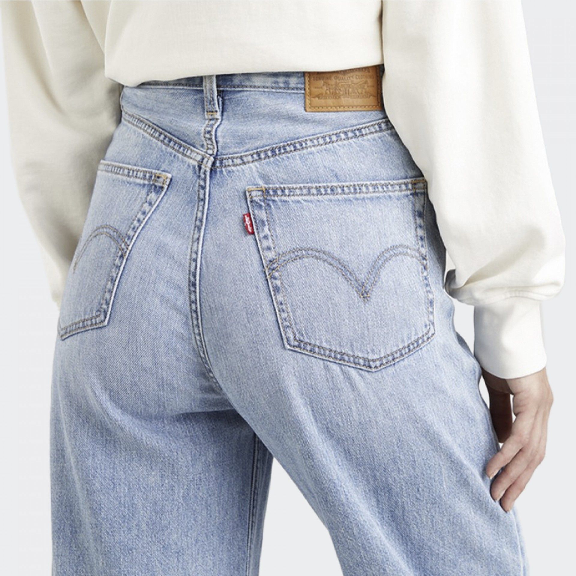 Calças Levi's High Loose Hose Let's Stay In