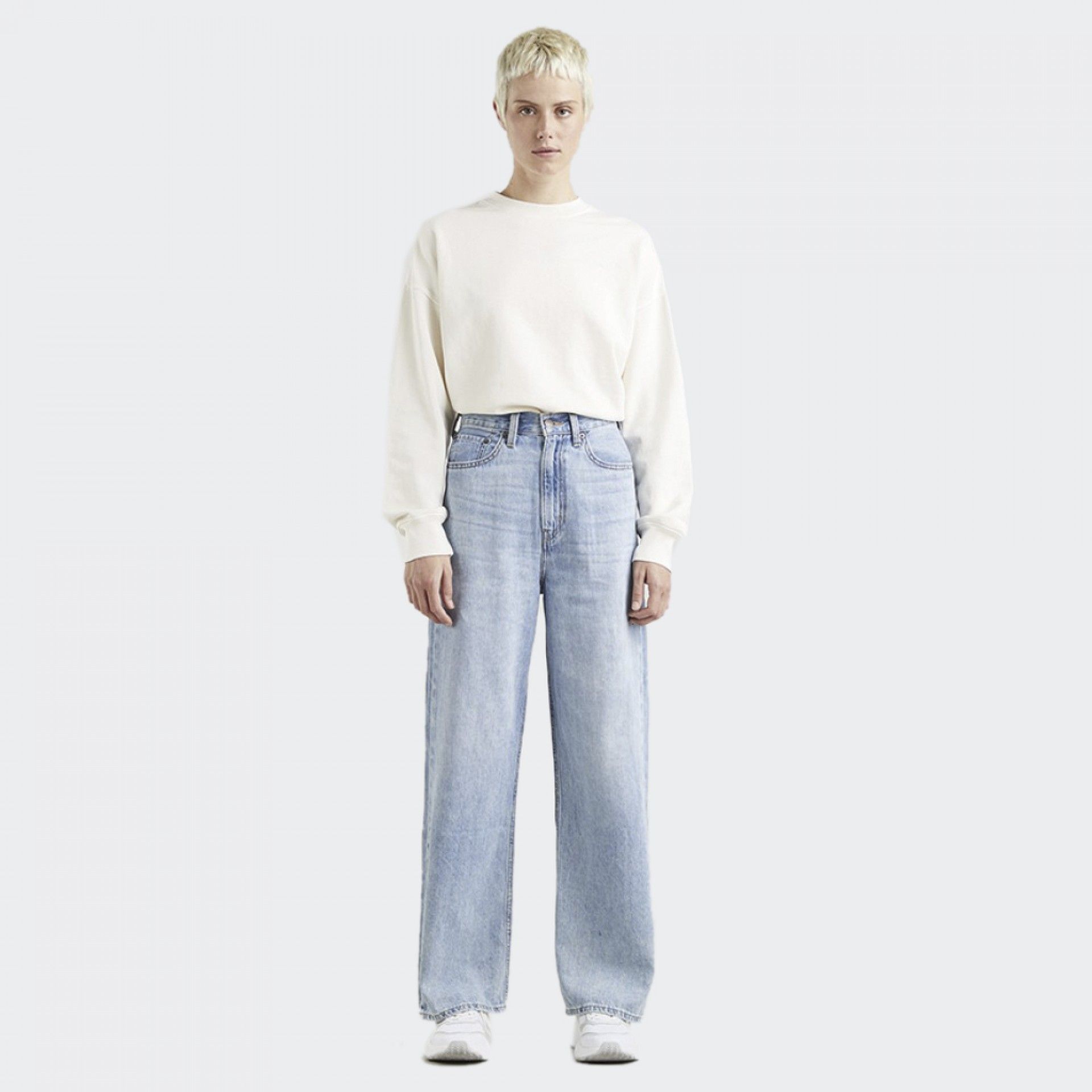 Calças Levi's High Loose Hose Let's Stay In