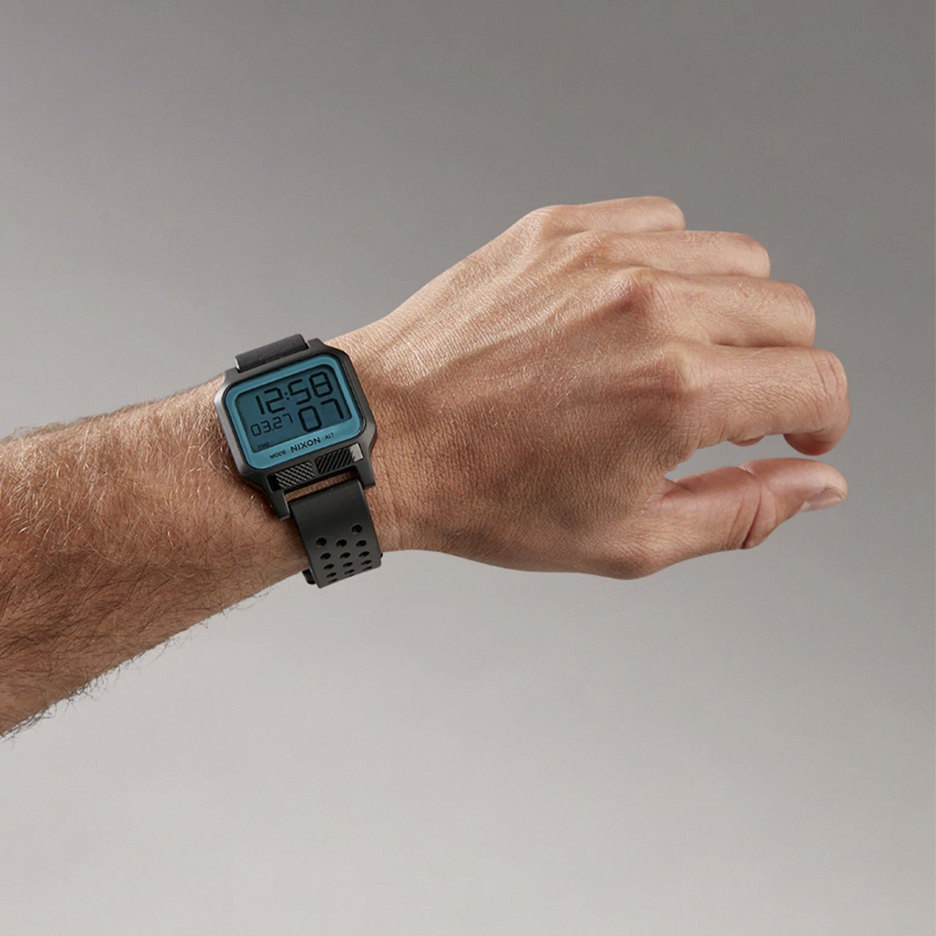 Reloj Nixon Heat Black/Aqua Positive