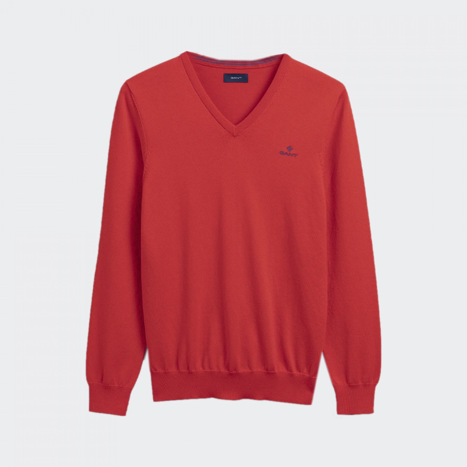 Camisola em Algodão com Gola em V Gant