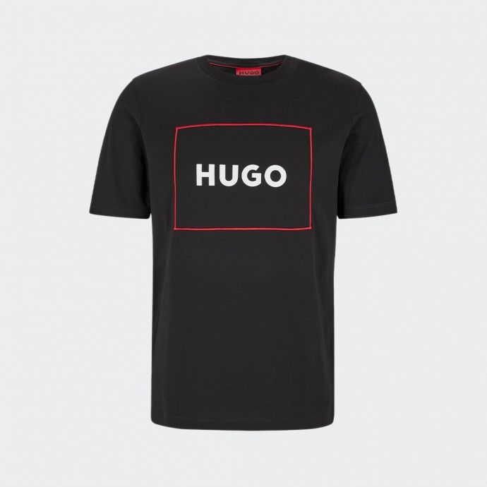 T-Shirt Hugo Logo Preta