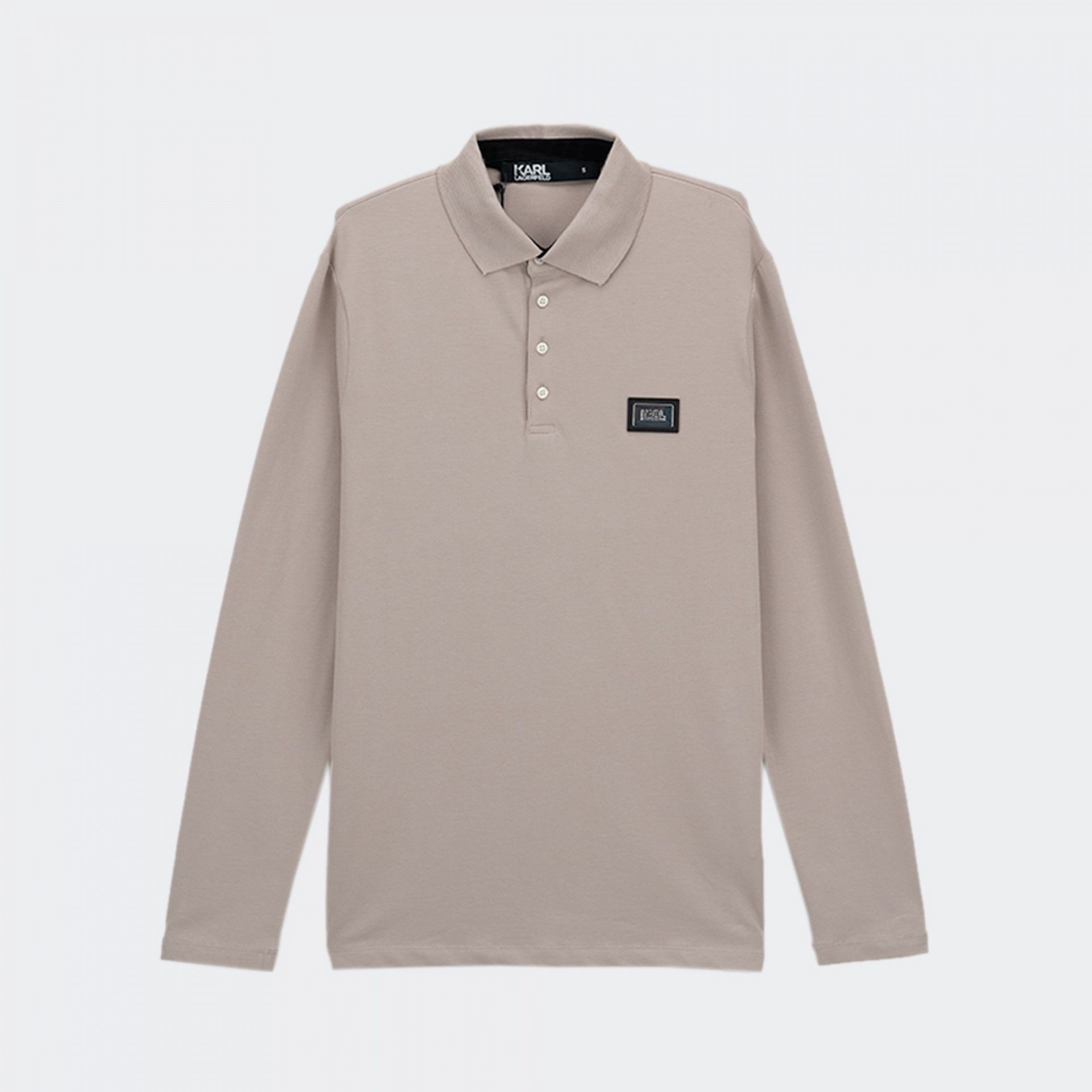 Karl Lagerfeld Beige Polo Shirt