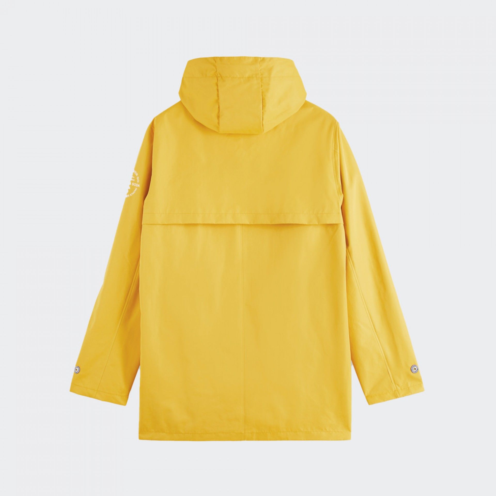Parka impermeable con capucha y bolsillos laterales de Scotch & Soda