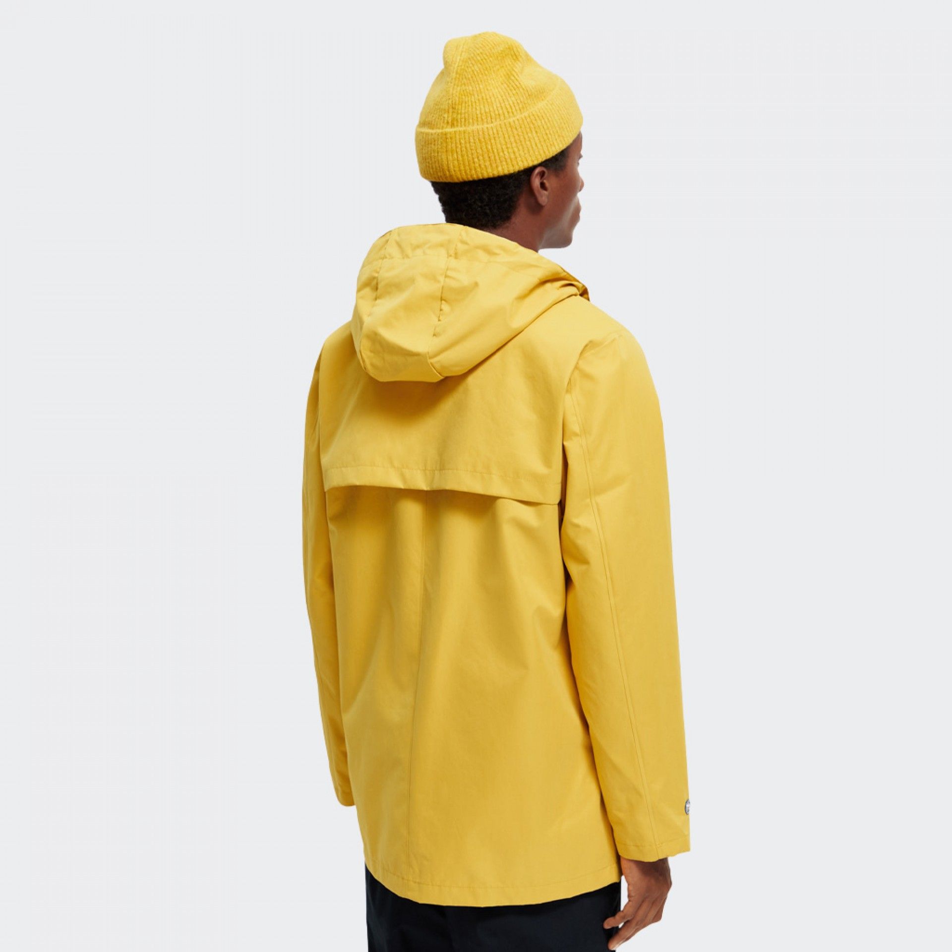 Parka impermeable con capucha y bolsillos laterales de Scotch & Soda