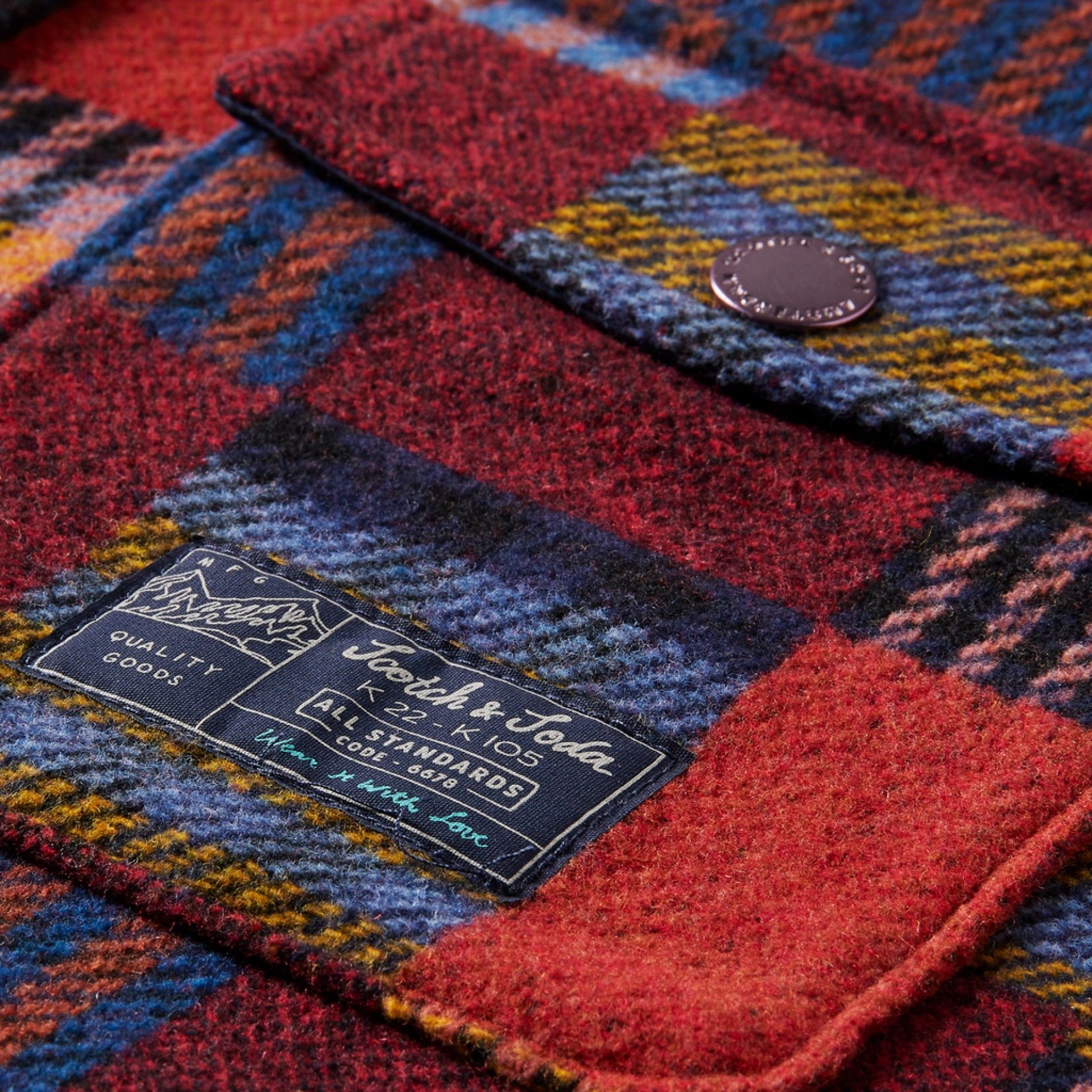 Surchemise jacquard à carreaux Scotch & Soda