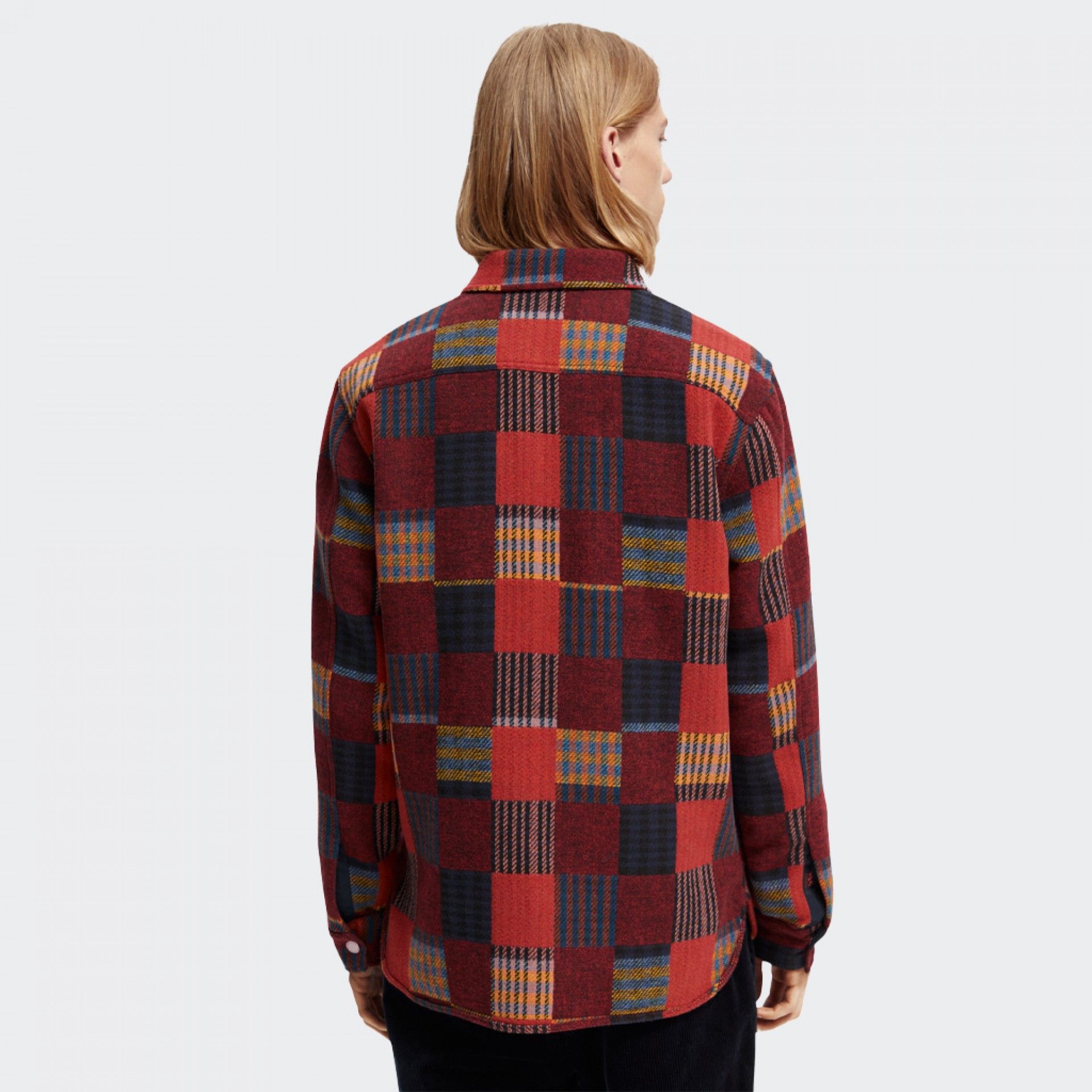 Surchemise jacquard à carreaux Scotch & Soda