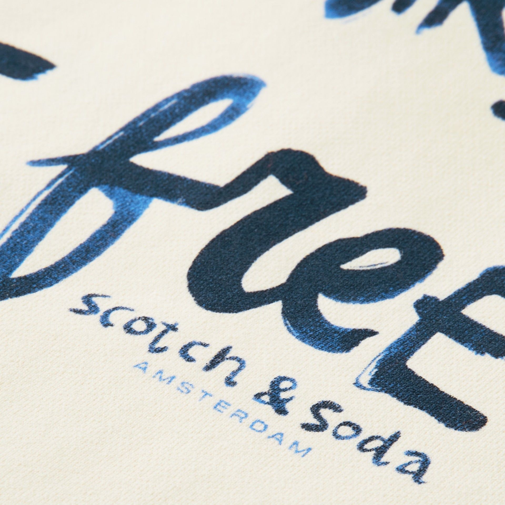 Sudadera polar con estampado gráfico de Scotch & Soda