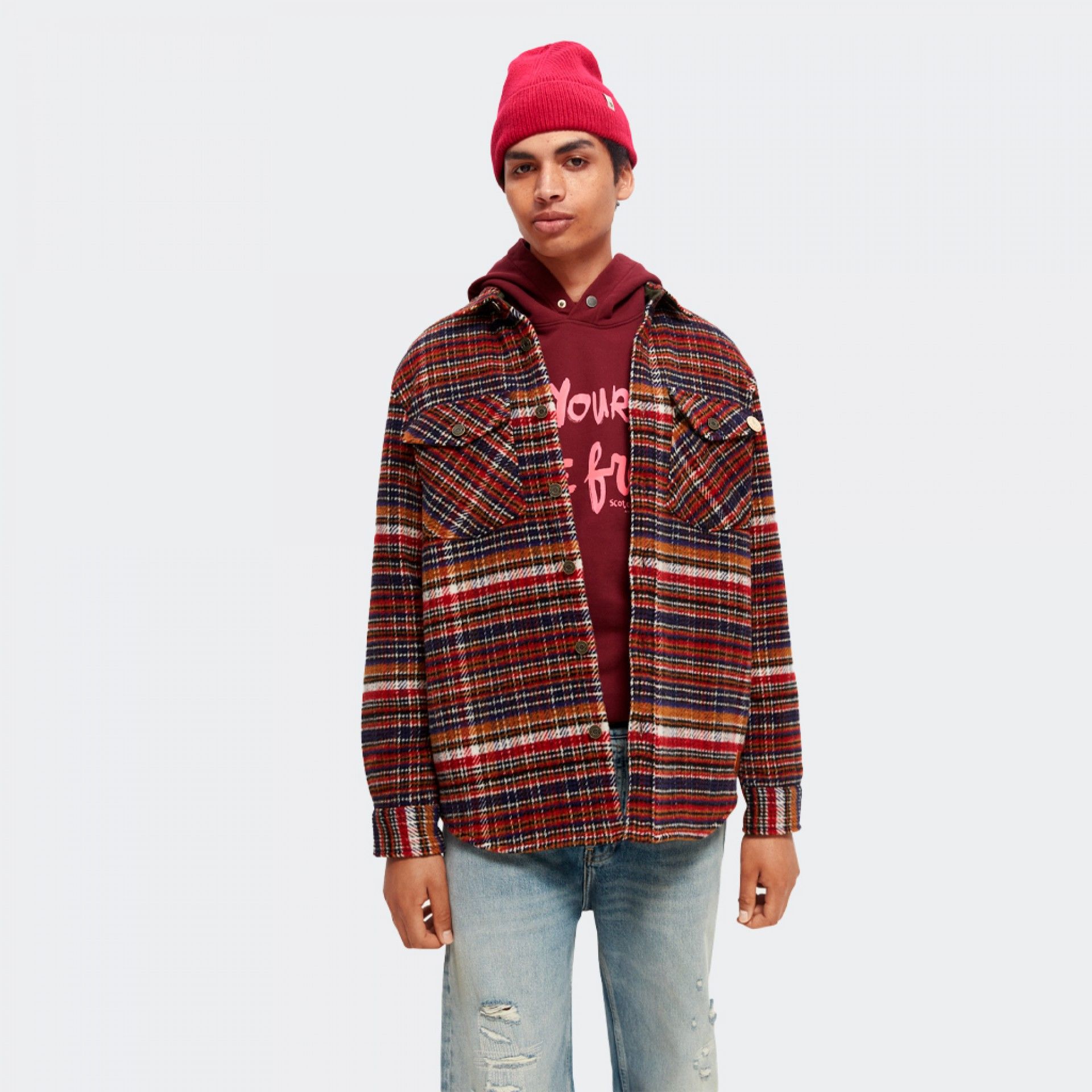 Scotch & Soda Wool Blend Overshirt