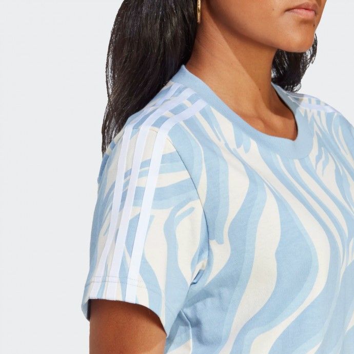 T-shirt  imprim animal abstrait Adidas
