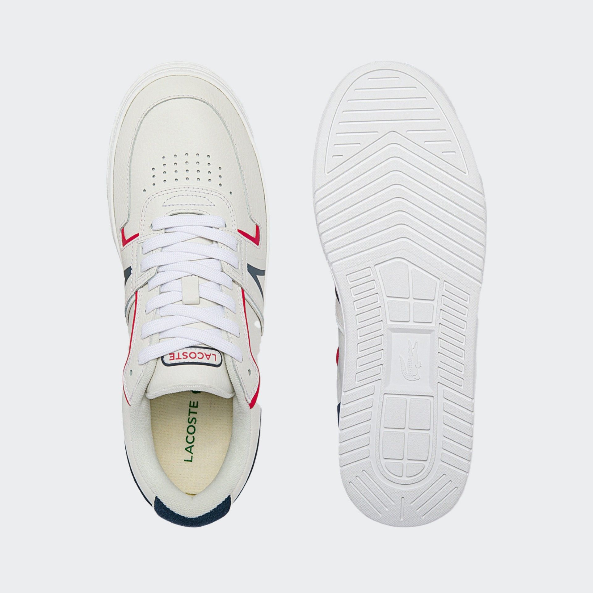 Lacoste L001 Blanco y Verde Zapatillas