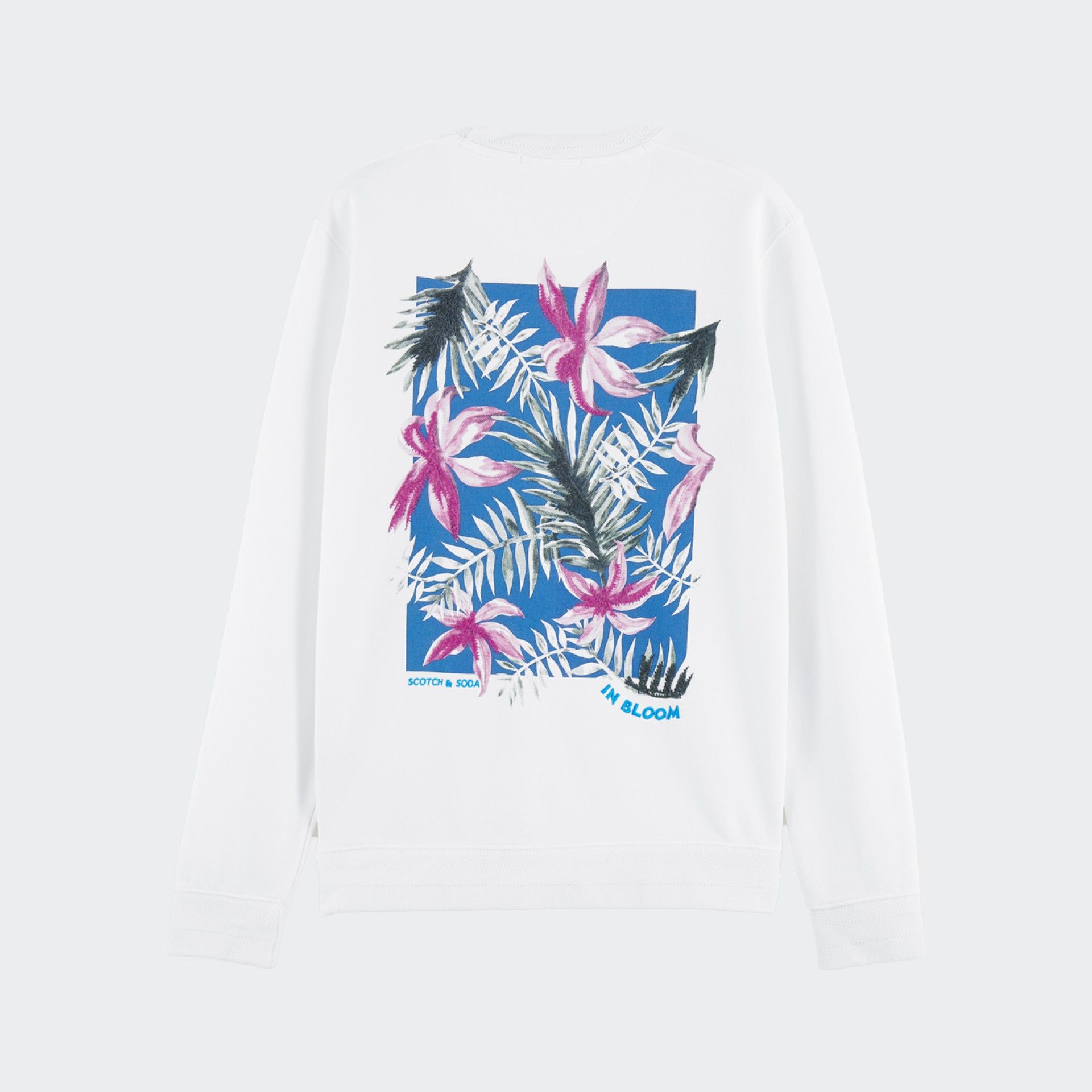 Sudadera de punto jacquard con estampado Scotch & Soda