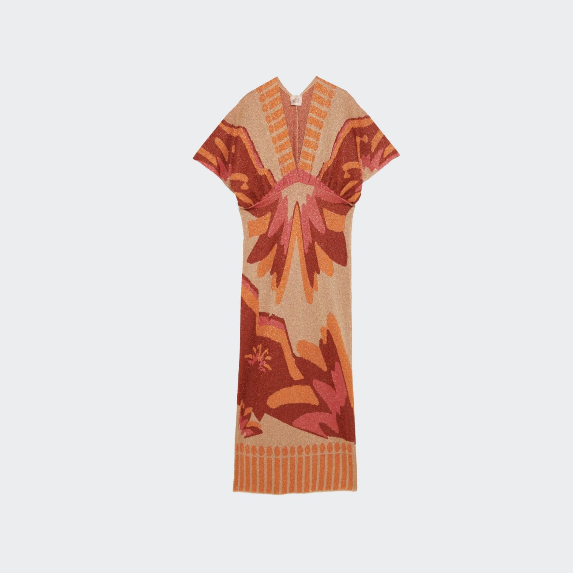 Robe midi en jacquard lurex Même Road