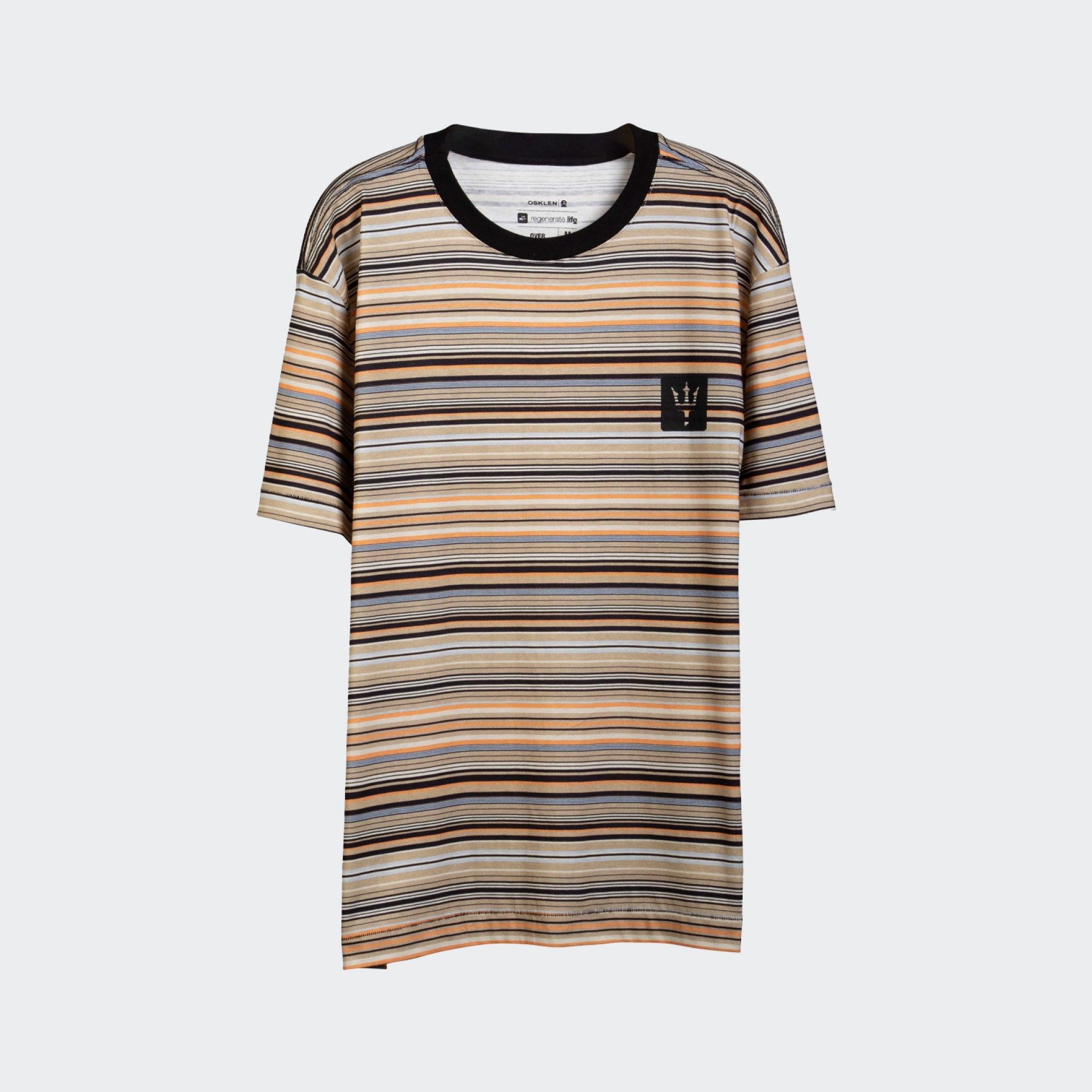 Camiseta oversize Osklen Venice Stripe