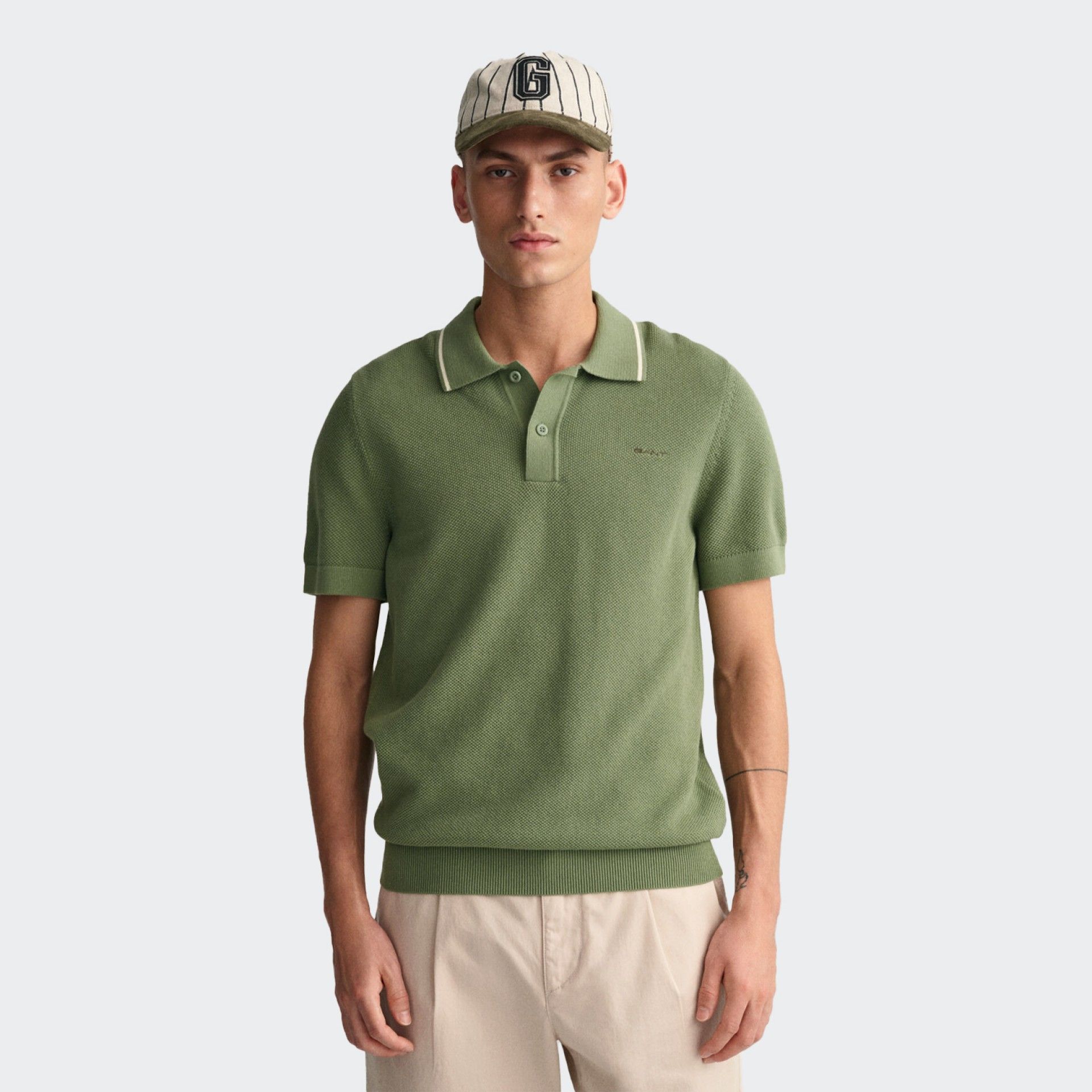 Polo en coton piqué Gant