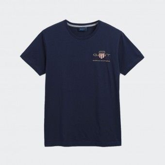 Camiseta con escudo de archivo de Gant