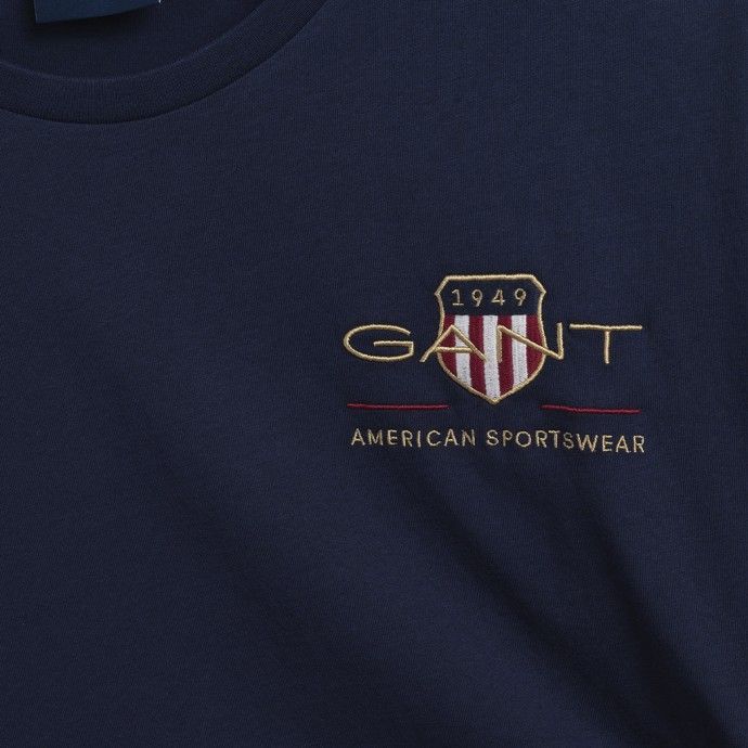 Camiseta con escudo de archivo de Gant