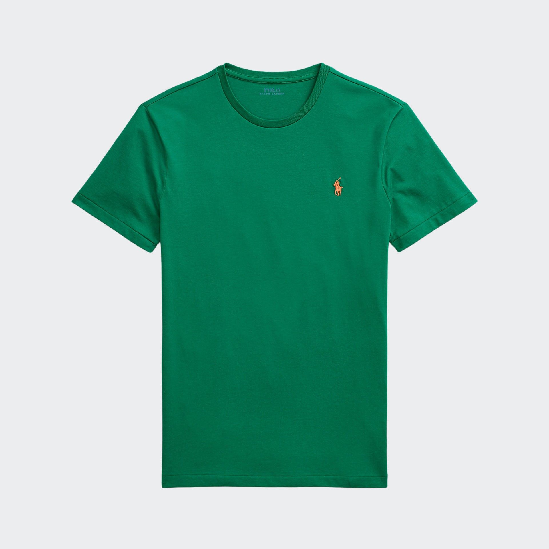 Camiseta de Algodón con Logotipo Bordado de Polo Ralph Lauren
