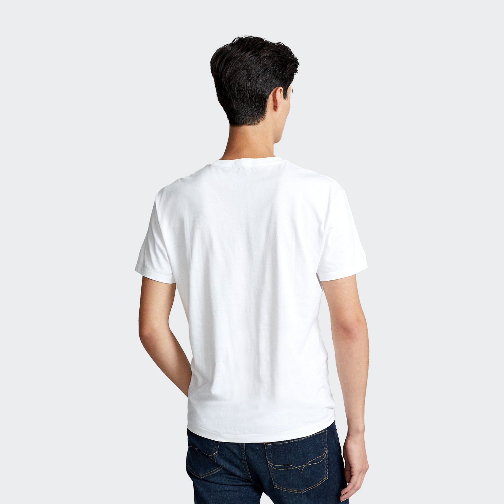 Camiseta Classic Fit de Algodón Polo Ralph Lauren con Cuello Redondo