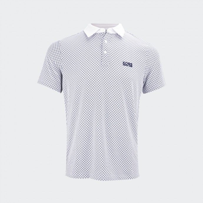 michael kors white polo