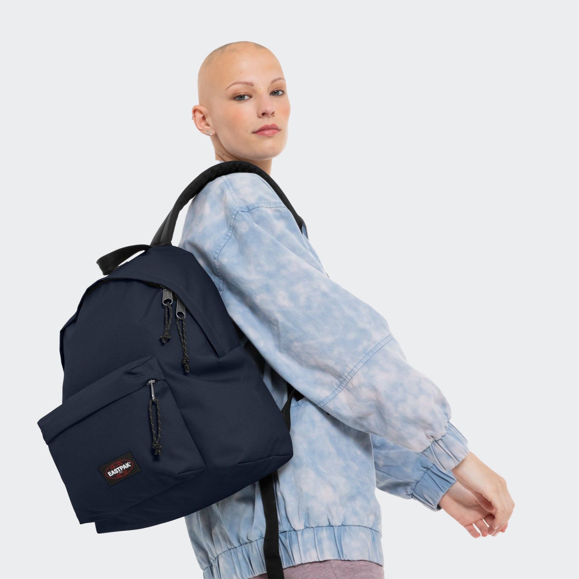 Sac à dos traditionnel Eastpak Padded Dok'R bleu marine