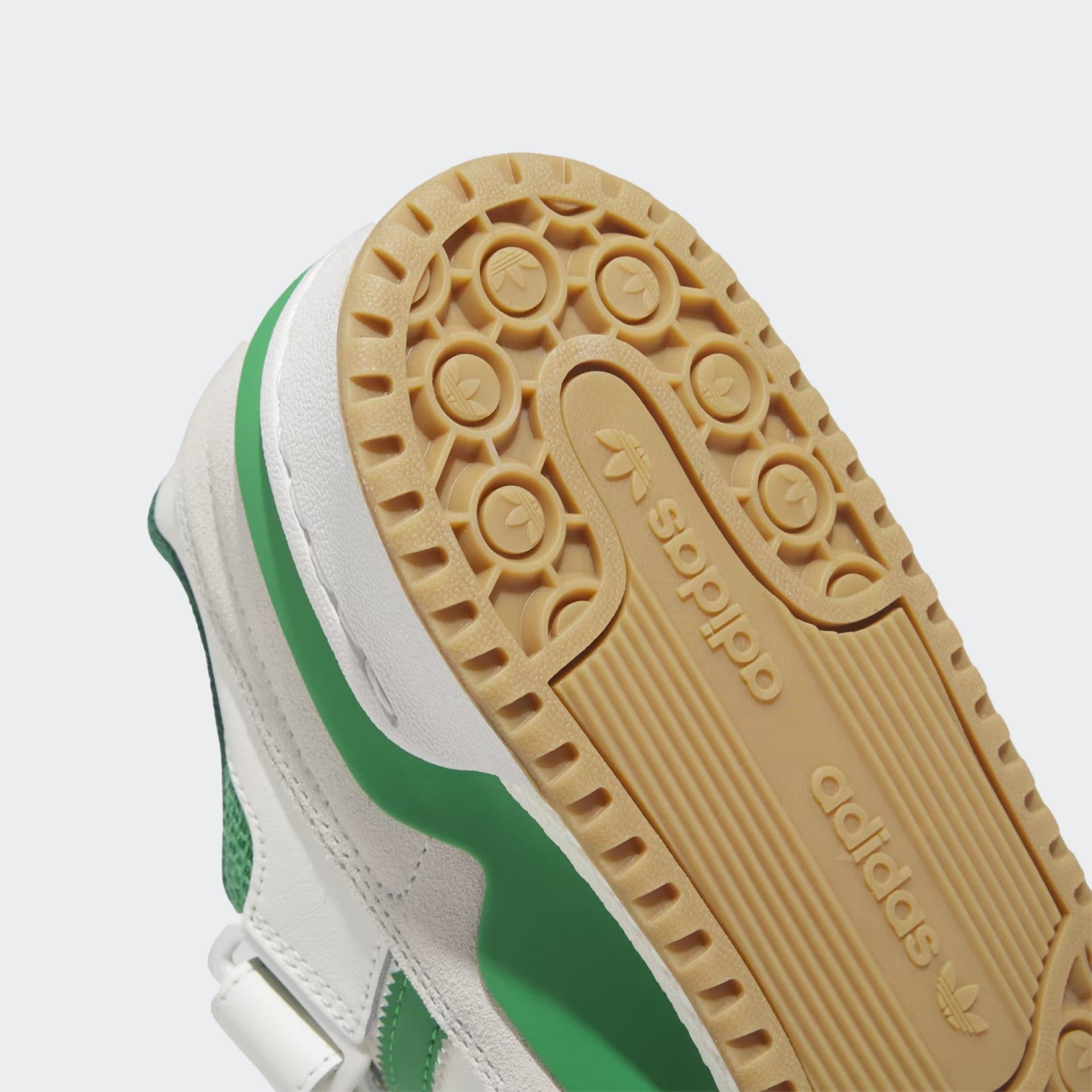 Adidas Forum Low White Sneakers White and Green