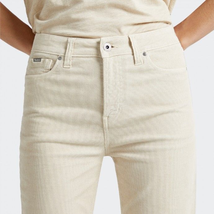 PEPE JEANS Vintage Corduroy Trousers / Jeans Womens W28 L30 Beige Boyfriend  Y2K | eBay