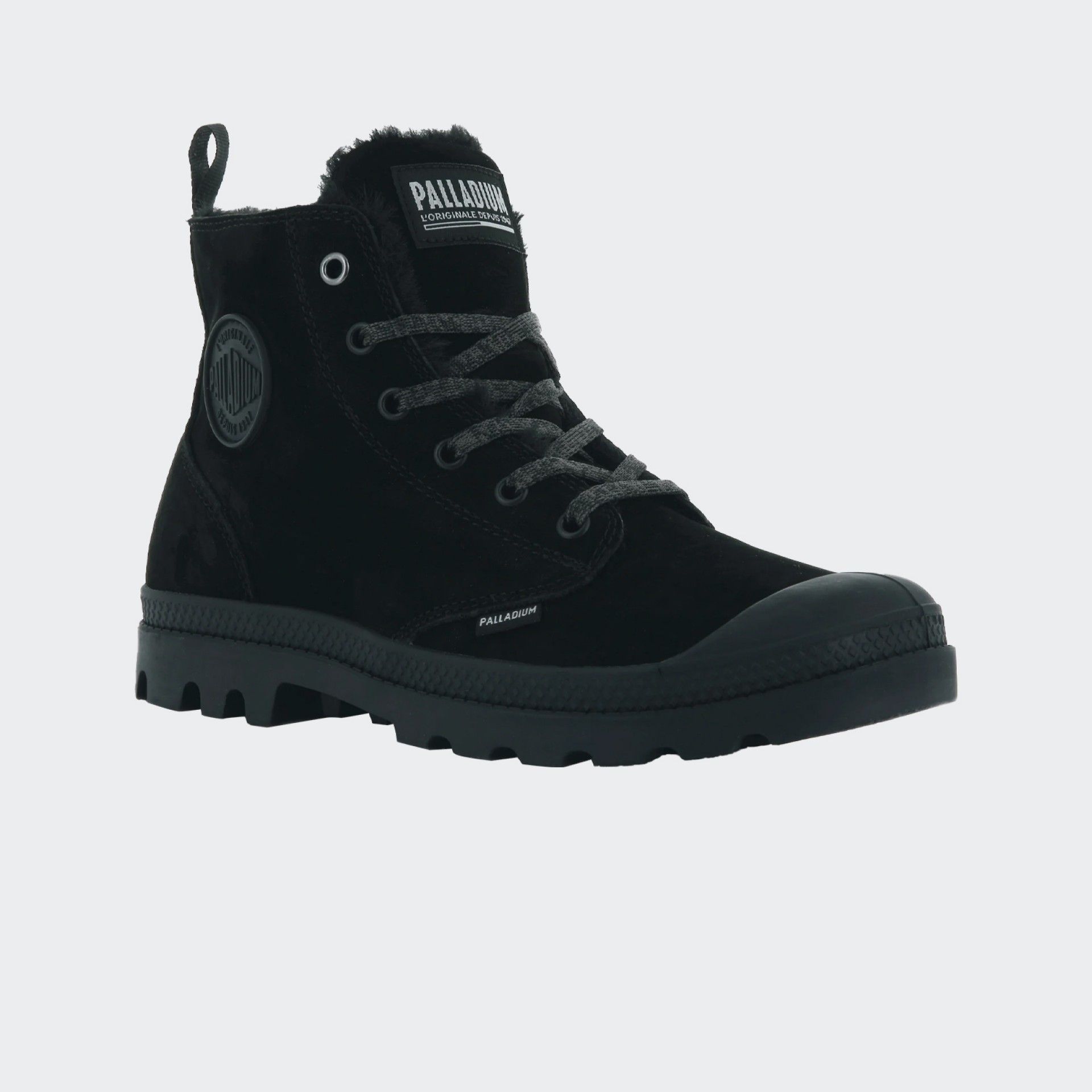 Botas de lana con cremallera alta Palladium Pampa