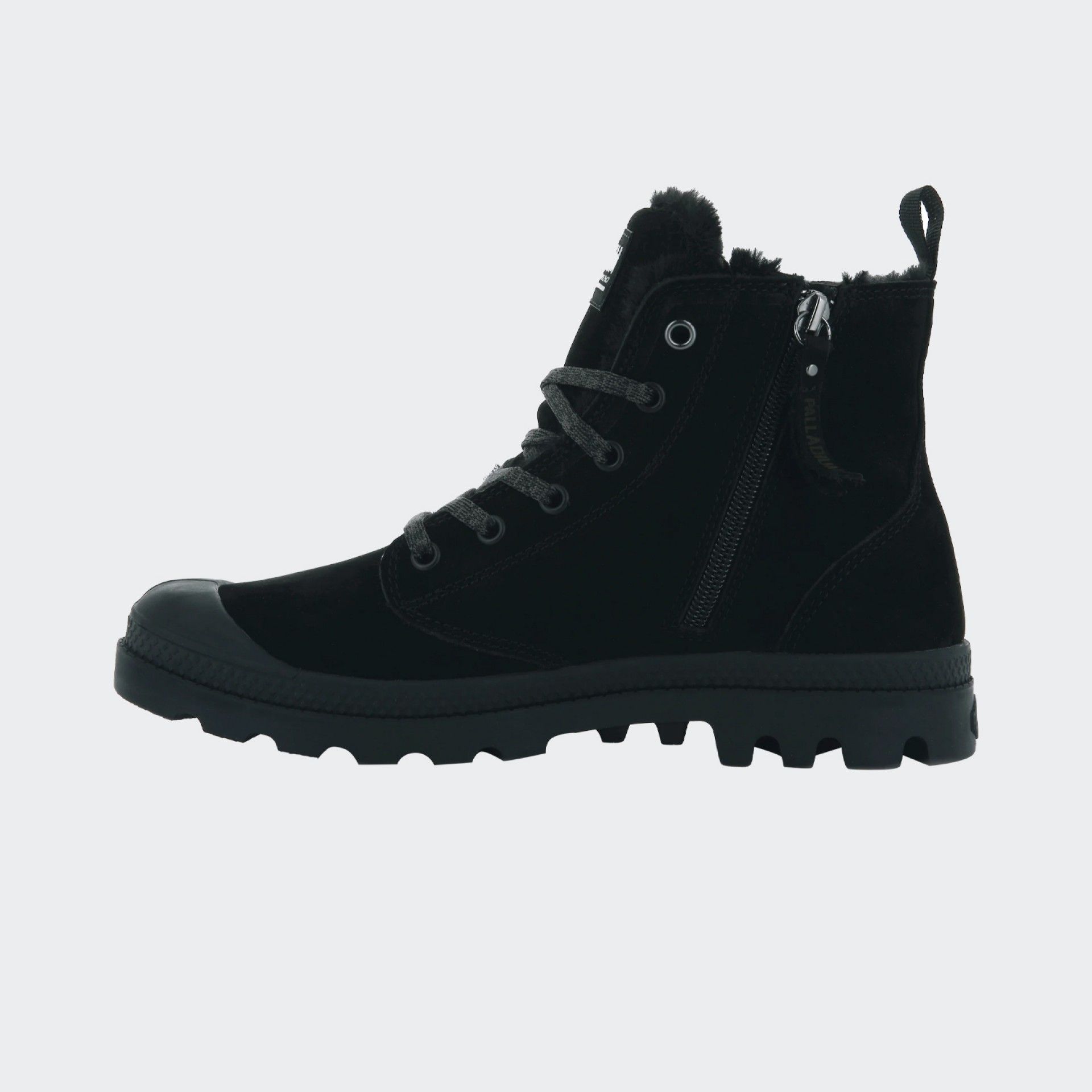 Botas de lana con cremallera alta Palladium Pampa