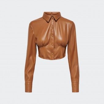 Leather effect shirt Only