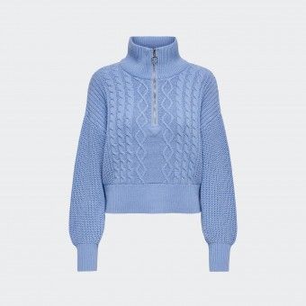 Only zipped knit sweater