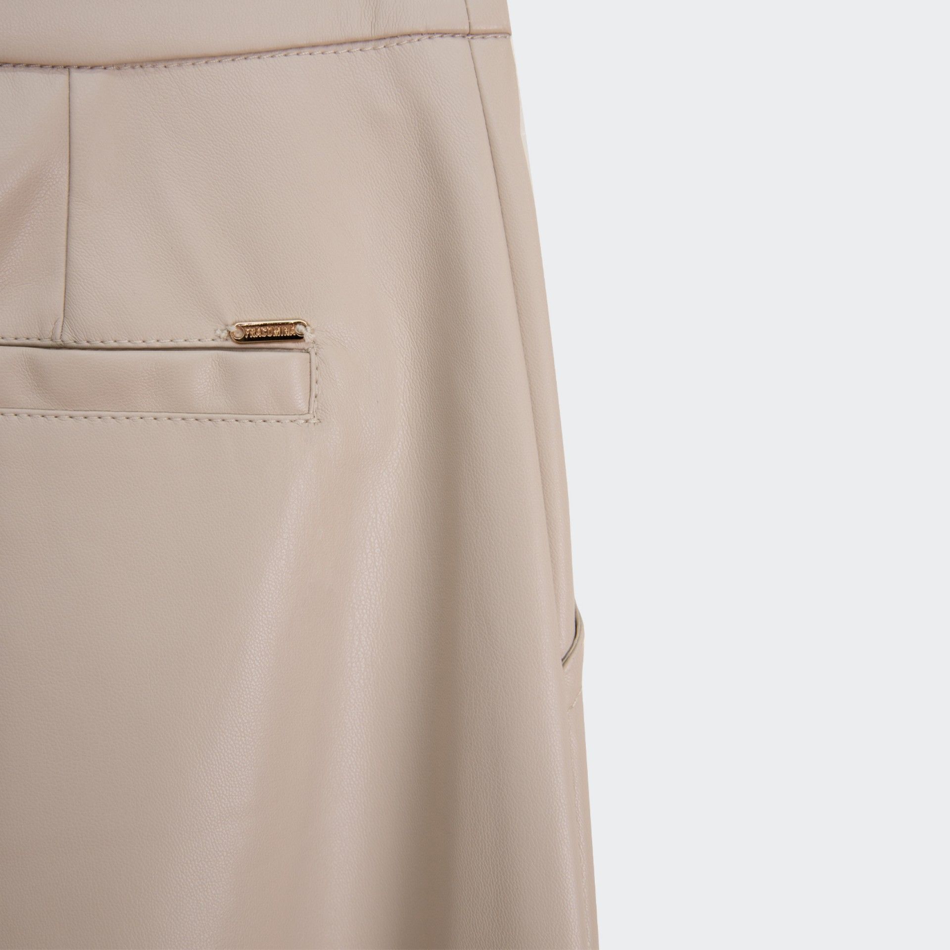 Pantalon culotte effet cuir Fracomina