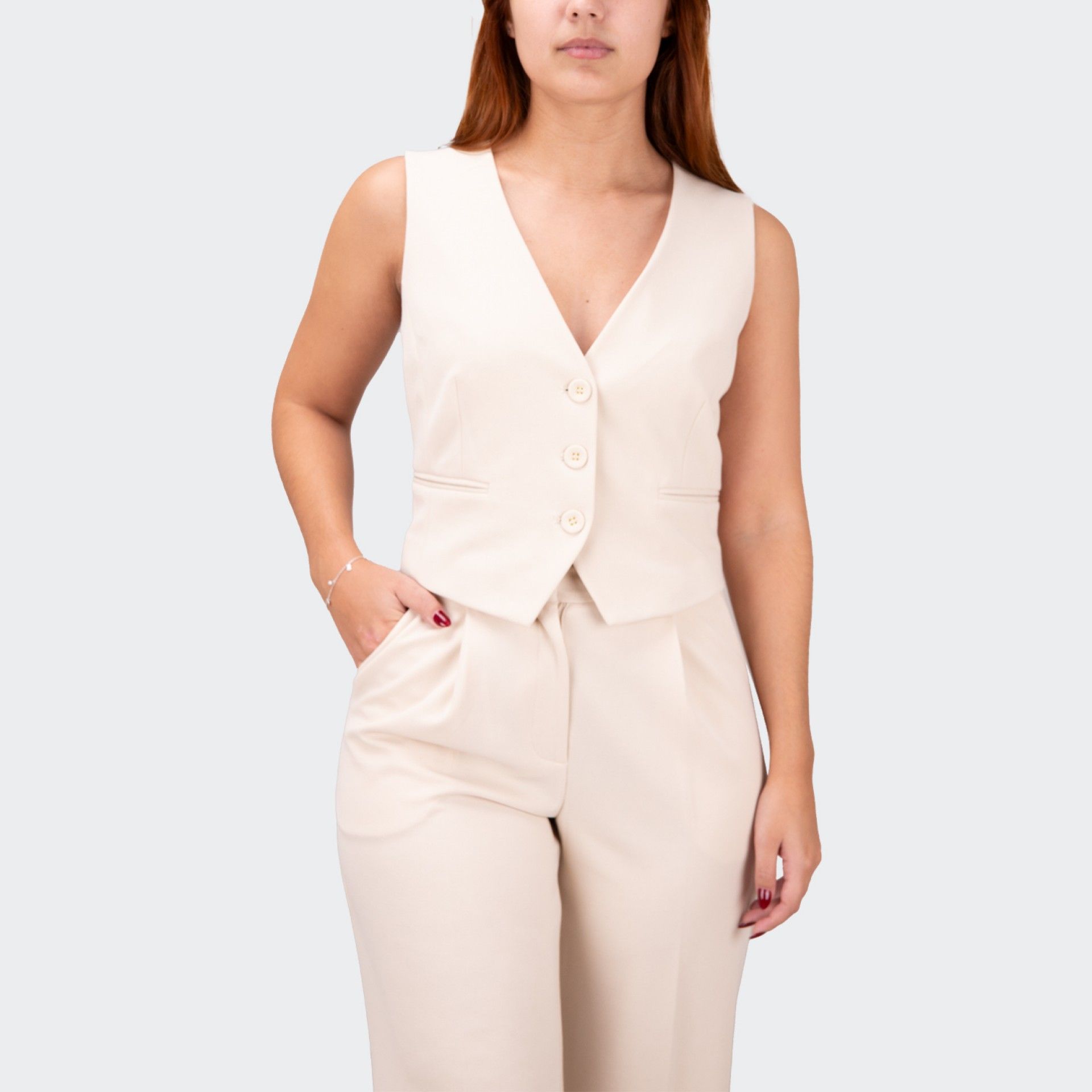 Fracomina V-Neck Vest