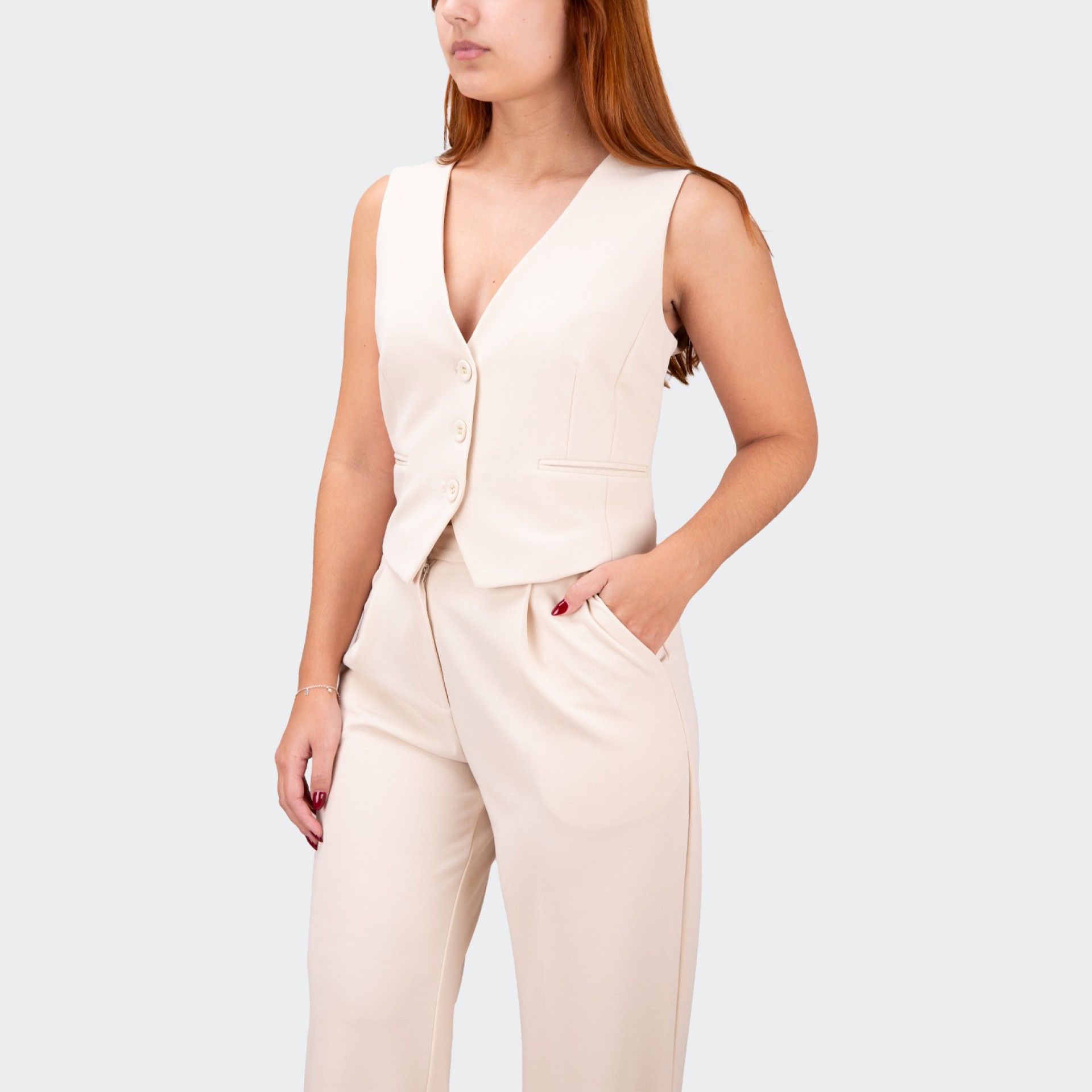 Fracomina V-Neck Vest